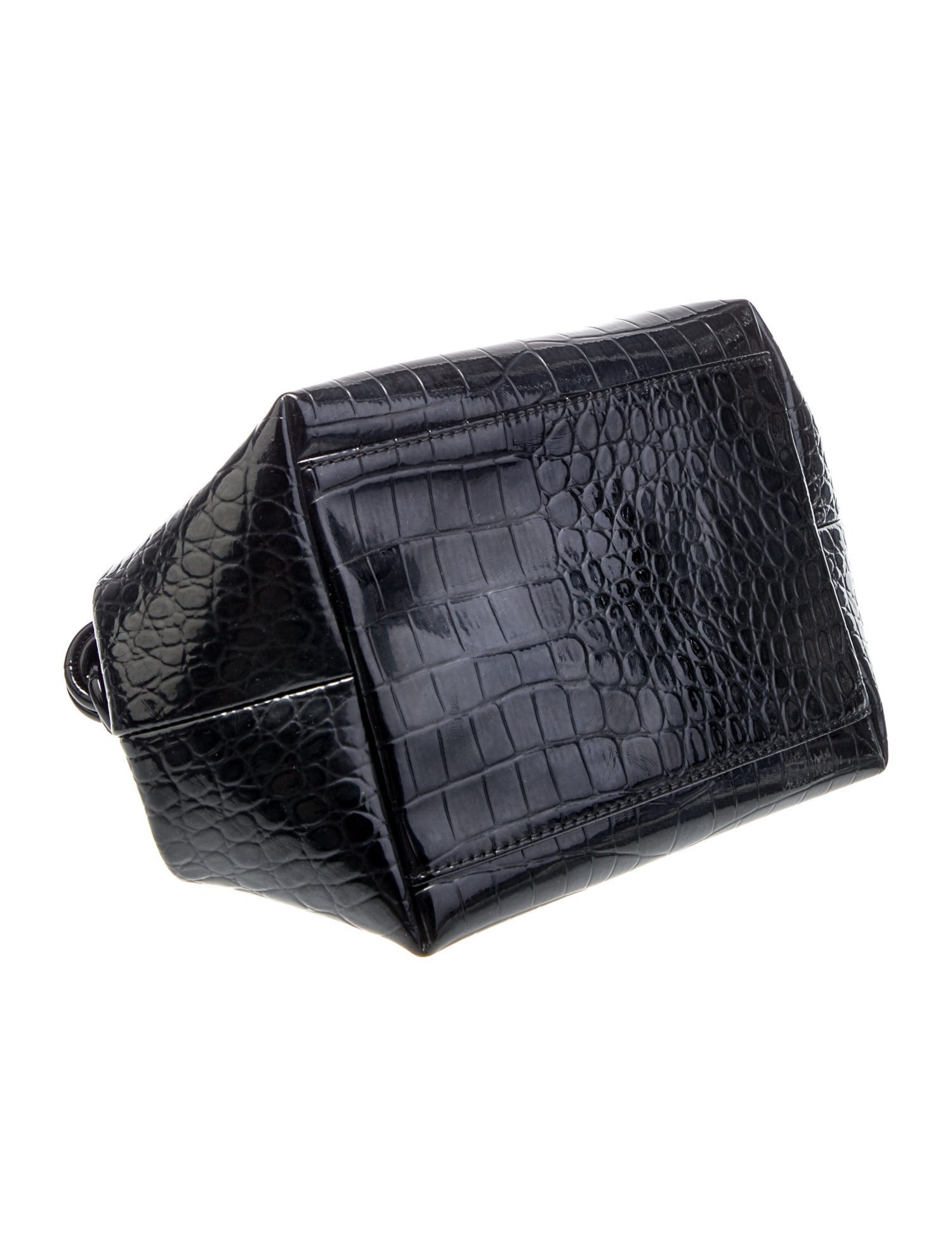 Ganni Embossed Leather Top Handle Bag